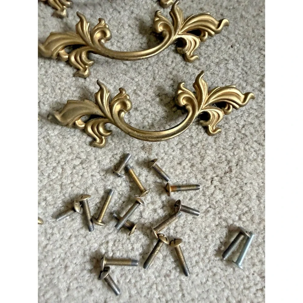 Lot of 9 Vintage Pull French Provincial Drawer Pull 6